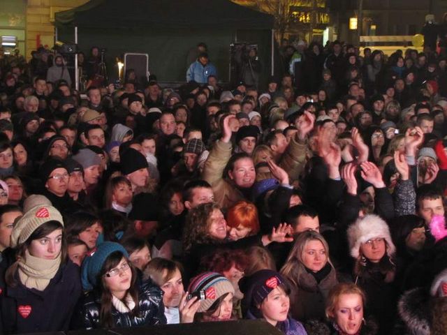 Wielka Orkiestra witecznej Pomocy 2011 w Kielcach.